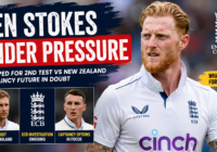 Ben Stokes during an England Test match as questions grow over his captaincy future following his omission against New Zealand.