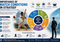 Illustration showing how match conditions impact strategic planning, decision-making, performance, and competitive success.