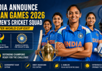 India women's cricket team players after the announcement of the Asian Games 2026 squad led by Harmanpreet Kaur.
